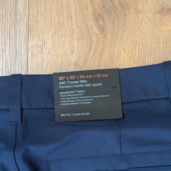Lululemon ABC Slim Fit Trouser. 5 Pocket Pant Performance Golf Pant. Preppy. - Picture 8 of 9
